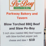 2016 OAK STREET PO-BOY FESTIVAL: Parkway Blowtorch BBQ Beef
